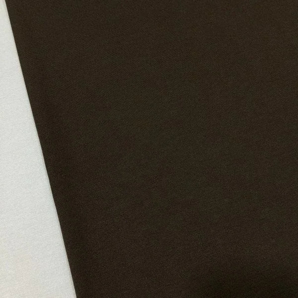 Dark chocolate brown cotton canvas fabric suitable for upholstery, curtains, cushions and home décor projects.