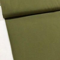 Khaki upholstery fabric in a plain olive green shade, perfect for upholstery, curtains, cushions, roman blinds and home décor projects.