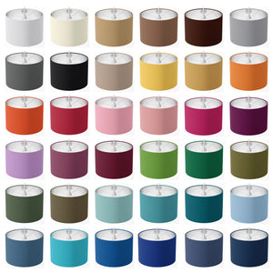 Table Lamp Shade, Olive Teal Blue Turquoise Navy Drum Ceiling Lampshade