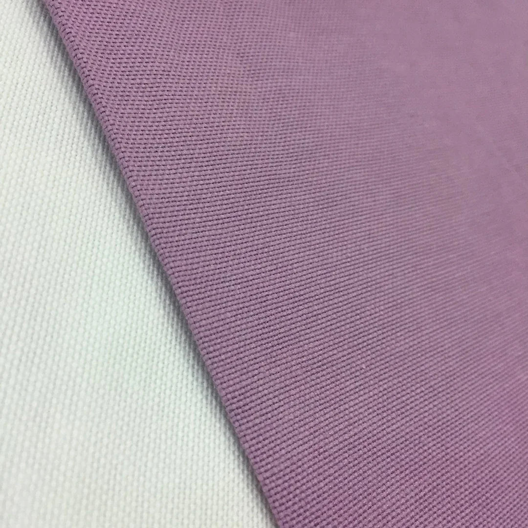 Lilac cotton canvas fabric with a durable plain woven texture, ideal for upholstery, curtains, cushions, bags, crafts, and soft furnishing projects.