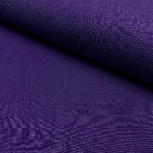 Purple water resistant outdoor canvas fabric ideal for upholstery, garden furniture, outdoor cushions, curtains, bags, and chairs.