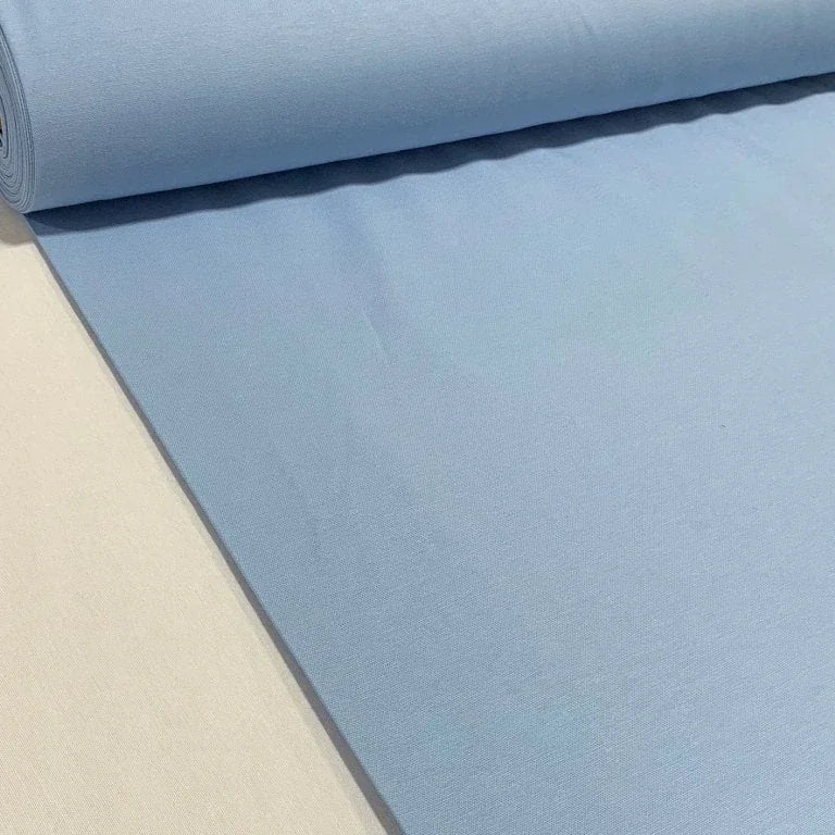 Sky blue cotton duck canvas fabric ideal for upholstery, curtains, chair covers, cushions, bags and home décor sewing projects.