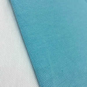 Turquoise water repellent outdoor canvas fabric ideal for upholstery, garden furniture, outdoor cushions, curtains, and bags.