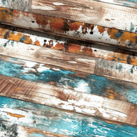 Marbled batik wood grain painting fabric for upholstery, soft furnishing and home decor.