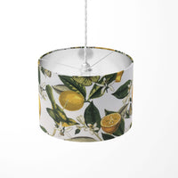 Lemon Lampshade, Bird Lamp Shade, Yellow Green Handmade Fruit Lampshade