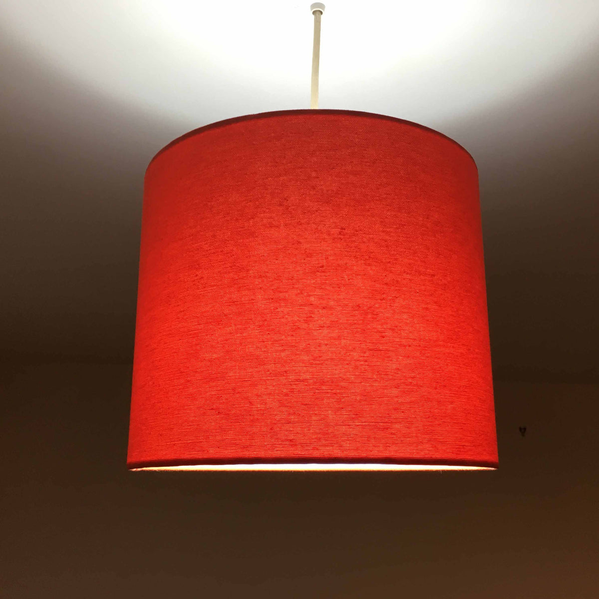 Plain Drum Lampshade, Cotton Handmade Table Floor Ceiling Pendant Lampshade