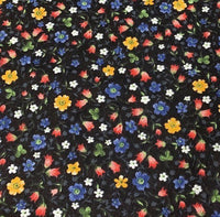 Small Print Fabric, Tiny Floral Fabric, Flower Cotton Quilting Fabric