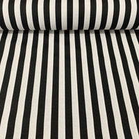 Stripe Upholstery Fabric, Navy and White Fabric