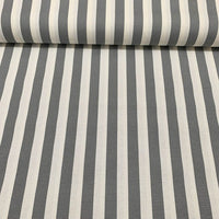 Stripe Upholstery Fabric, Navy and White Fabric